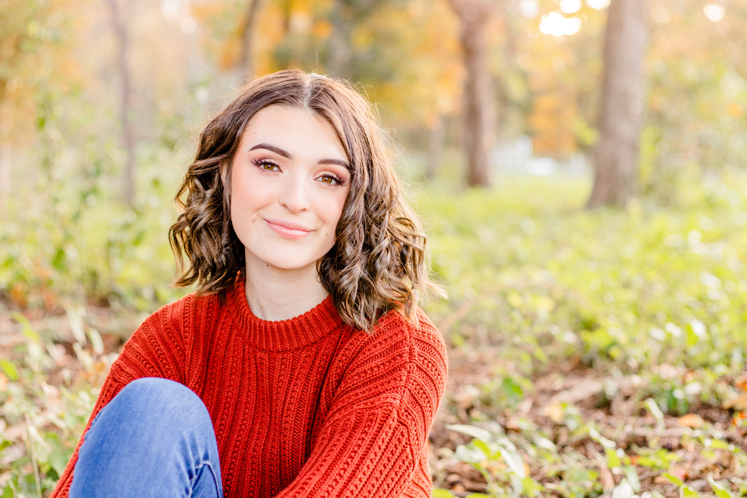 Senior Session Front Royal Virginia Photographer fall senior session Rockland Park Sweater Weather